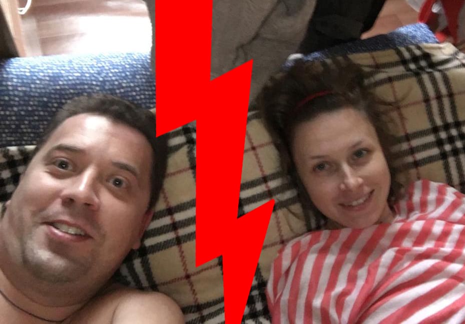 Миша Фадеев и Елена Трошина